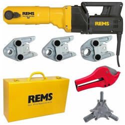 Rems Power-Press SE (Stahlkoffer + 3 x Presszangen + Rohrschere + Kalibrierer)