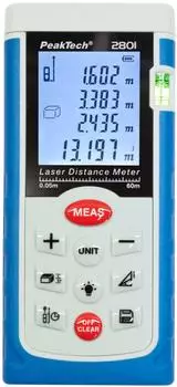 PeakTech P 2801 Laser-Entfernungsmesser 0,05–60m (P 2801)