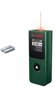 Bosch PLM 30-21 Digitaler Laser-Entfernungsmesser, rot (0603672K00)