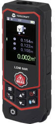 Toolcraft LDM 60 R Multi-Laser mit Bluetooth