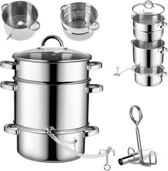 Kadax Steam Juicer Fruit Juicer stainless steel Kadax Steam Juicer Fruit Juicer stainless steel