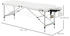 HomCom Massageliege 215 x 60 x 61-84 cm weiß