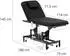 Physa Lyon Massageliege elektrisch schwarz