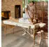 TecTake Somwang 3 Zonen Massageliege 218 x 102 x 90 cm beige