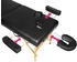 TecTake 2 Zonen Massageliege 187 x 59 x 65,5 cm schwarz