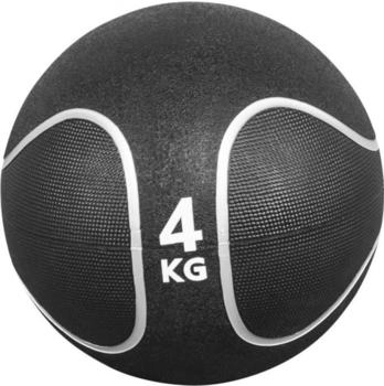 Gorilla Sports Medizinball Schwarz/Silber 1-10 KG schwarz 4kg