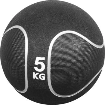 Gorilla Sports Medizinball Schwarz/Silber 1-10 KG schwarz 5kg