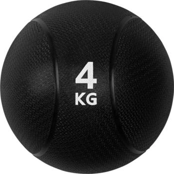 virtufit Medizinball Professionell Gummi schwarz 4kg