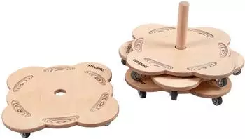 Pedalo Rollbrett-Set ""Stapelbaustein Rollrutscher""