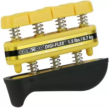 CanDo Digi-Flex Handtrainer Fingertrainer Unterarmtrainer Fingerhantel 0,7 kg GELB