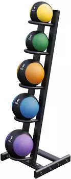 Gorilla Sports Medizinballständer Set 15 kg bunt grün gelb 30kg