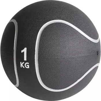 Gorilla Sports Medizinball Schwarz/Silber 1-10 KG schwarz grau 1kg