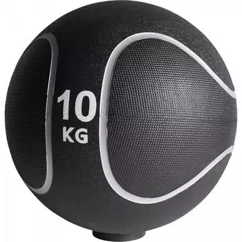 Gorilla Sports Medizinball Schwarz/Silber 1-10 KG schwarz grau 10kg