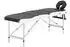 vidaXL Massageliege klappbar, 4 Zonen, Aluminium, schwarz/weiß (110244)