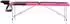 vidaXL Massageliege klappbar 2-Zonen Aluminium schwarz/rosa (110232)