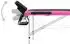 vidaXL Massageliege klappbar 2-Zonen Aluminium schwarz/rosa (110232)
