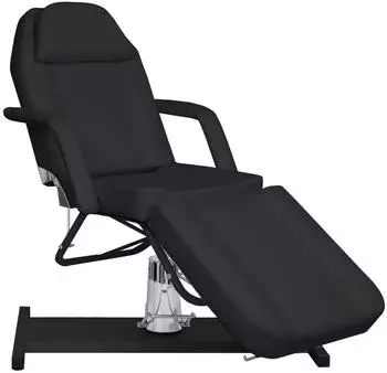 vidaXL Massagetisch 180x62x(87-112)cm, schwarz (110265)