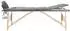 vidaXL Massageliege 3-Zonen, Holzgestell, anthrazit, 186x68cm (110172)