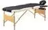 vidaXL Massageliege klappbar, 3-Zonen, Holzgestell, schwarz/beige (110213)