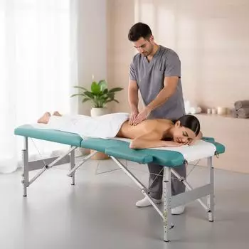Mucola Massageliege 3-Zonen, Aluminium, klappbar (50000526)