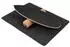 Costway Balance Board aus Holz mit Korkrolle, 8 Schichten, schwarz (SP37912BK)