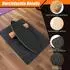 Costway Balance Board aus Holz mit Korkrolle, 8 Schichten, schwarz (SP37912BK)