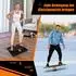 Costway Balance Board aus Holz mit Korkrolle, 8 Schichten, schwarz (SP37912BK)