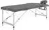 vidaXL Massagetisch 3 Zonen, Aluminiumrahmen, anthrazit, 186×68cm (110175)