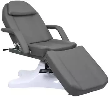 vidaXL Massagetafel 180x62x(86,5-118) cm, grau (110263)