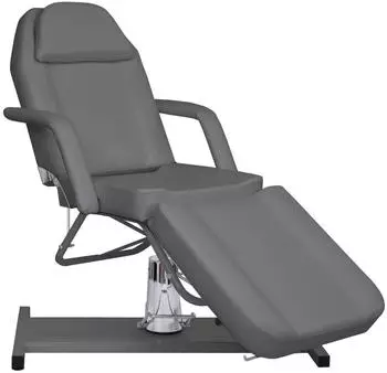 vidaXL Massageliege grau 180x62x(87-112)cm (110266)