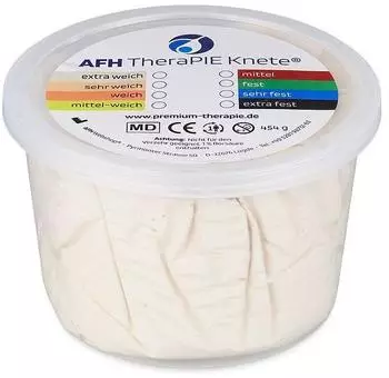 AFH Webshop TheraPIE Knete&reg; Handmuskeltrainer, extra weich, creme, 454g
