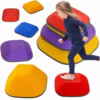 AIYAPLAY Balance-Trittsteine, stapelbar & rutschfest, bunt (347-026V01MX)
