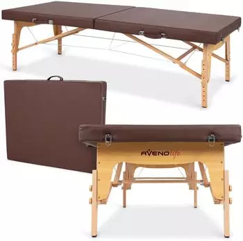 Habys NIRO Thaimassageliege klappbar, Holz, h&ouml;henverstellbar, 190x80cm