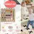 AIYAPLAY Balancebalken-Kinderset aus Holz, zweiseitig, mit Balanciersteinen, 3-8 Jahre