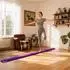 HomCom Schwebebalken klappbar 210cm, bis 120kg, violett