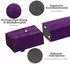 HomCom Schwebebalken klappbar 210cm, bis 120kg, violett