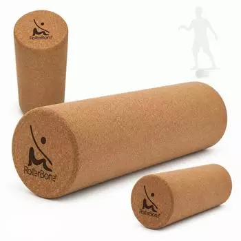 RollerBone Classic Kork Balance Board Rolle 45x13cm (20392)