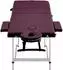 vidaXL Klappbare Massageliege 3 Zonen Aluminium dunkellila (110199)