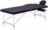 vidaXL Massageliege klappbar, 3-Zonen, Aluminiumgestell, lila (110198)