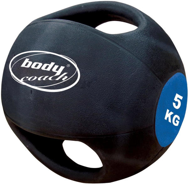 Body Coach Medizinball mit 2 Handgriffen 5 kg