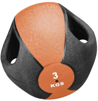 Trendy Sport Esfera Medizinball mit 2 Griffen 3 kg orange