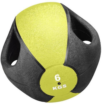 Trendy Sport Esfera Medizinball mit 2 Griffen 6 kg gelb