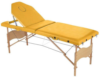 Mucola Mobile 3 Zonen Massageliege gelb inkl.Tasche