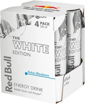 Red Bull White Edition Kokos-Blaubeere 4x250ml