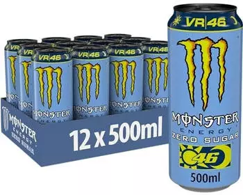 Monster Energy VR46 Zero Sugar Valentino Rossi 12x0,5l