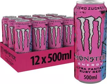 Monster Ultra Fantasy Ruby Red 12x0,5l Dose