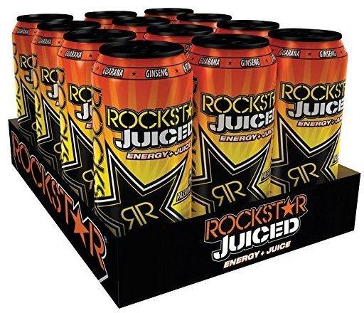 Rockstar Juiced Mango Orange Passionsfrucht 12x0,5l
