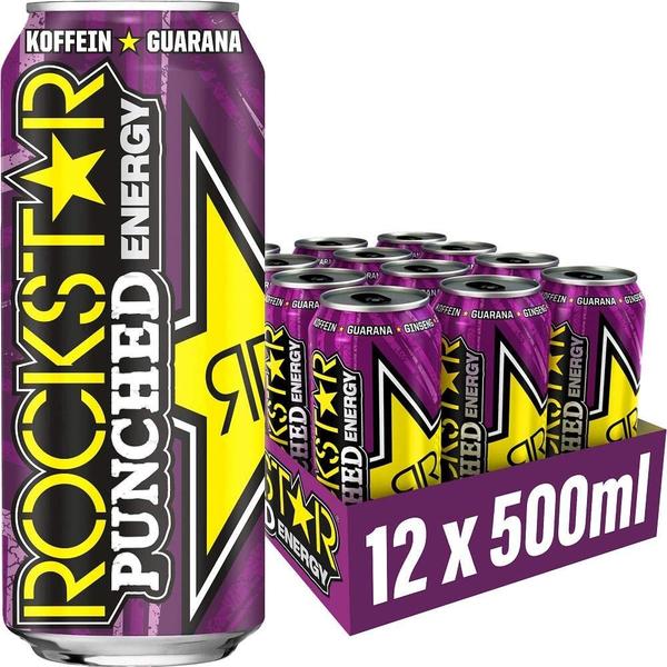 Rockstar Punched Energy Guava 12x500 ml
