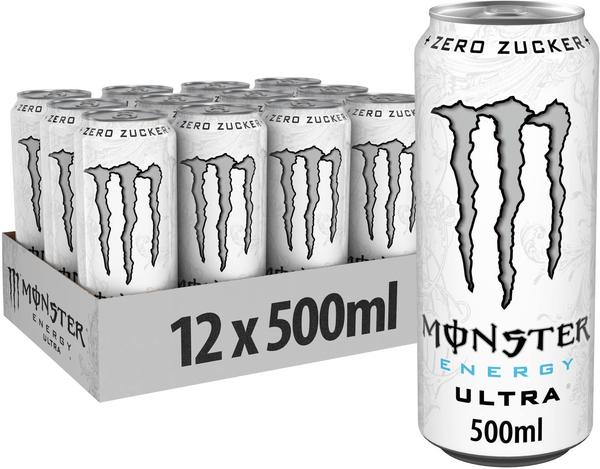 Monster Energy Ultra White Erfrischungsgetränk 500ml 12er Pack