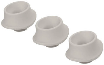 Womanizer 3x Replacement Caps Premium 2/Classic 2 grey L